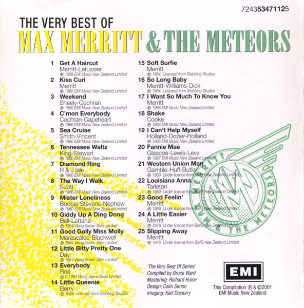 lataa albumi Max Merritt & The Meteors - The Very Best Of Max Merritt The Meteors