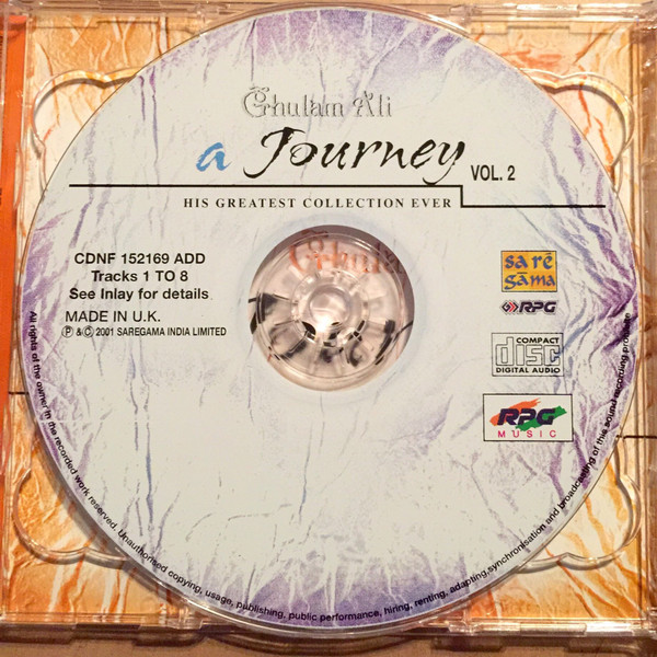 last ned album Ghulam Ali - A Journey Ghulam Ali Vol 1 Vol 2