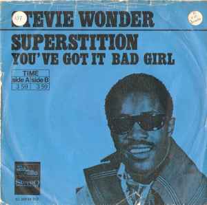 Stevie Wonder – Superstition (1972, Blue Sleeve, Vinyl) - Discogs