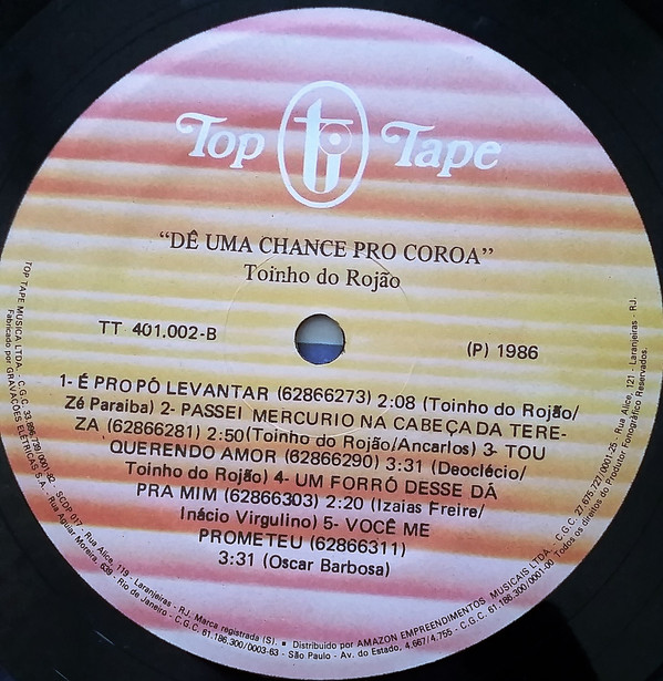 descargar álbum Toinho Do Rojão - Dê Uma Chance Pro Coroa