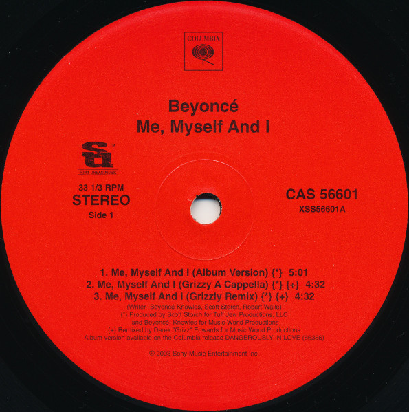 Beyoncé - Me, Myself And I | Releases | Discogs