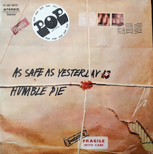 Humble Pie – As Safe As Yesterday Is (1969, Vinyl) - Discogs