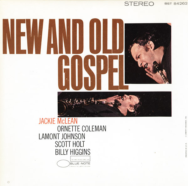 Jackie McLean – New And Old Gospel (1968, Vinyl) - Discogs