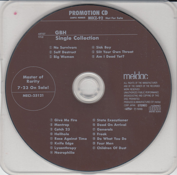 Charged G.B.H – The Clay Punk Singles Collection (1999