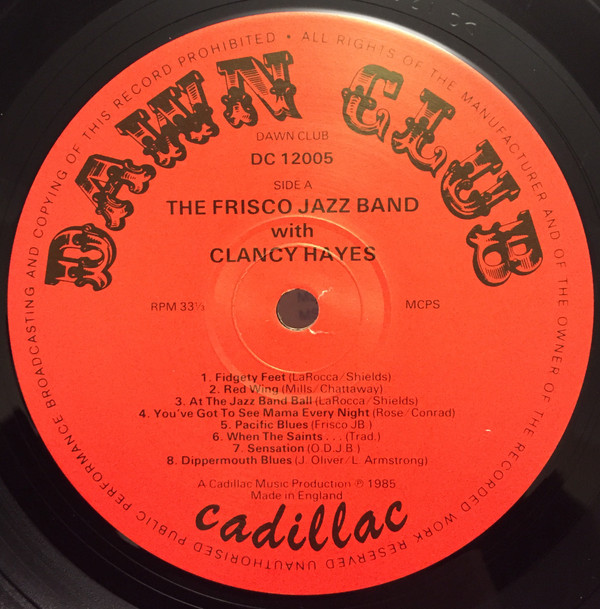descargar álbum Frisco Jazz Band Featuring Clancy Hayes - A Good Man Is Hard To Find