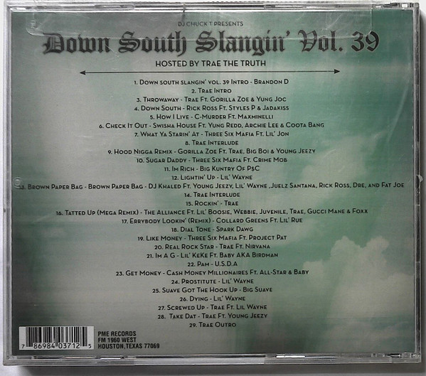 baixar álbum DJ Chuck T & Trae - Down South Slangin Vol39