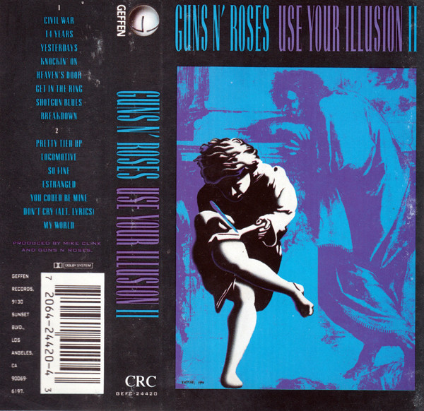 Guns N' Roses – Use Your Illusion II (1991, Cassette) - Discogs