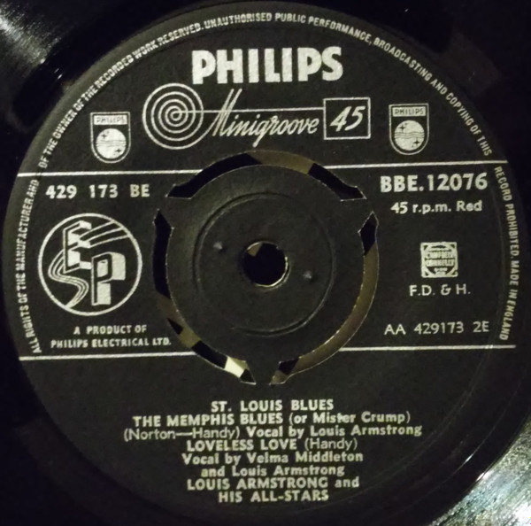 descargar álbum Louis Armstrong And His AllStars - St Louis Blues
