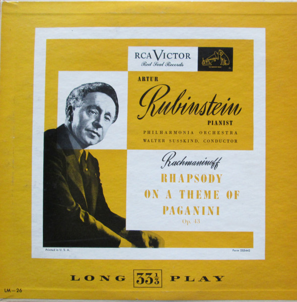 Artur Rubinstein — The Carolina Philharmonic