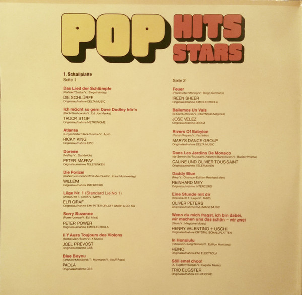 descargar álbum Various - Pop Hits Pop Stars
