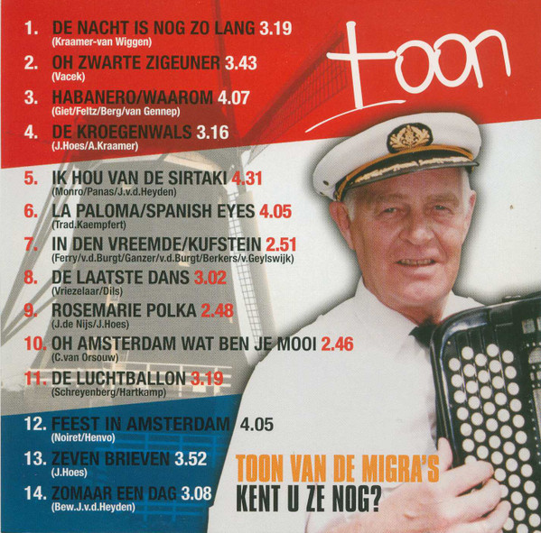 télécharger l'album Toon Van De Migra's - Kent U Ze Nog Vol3