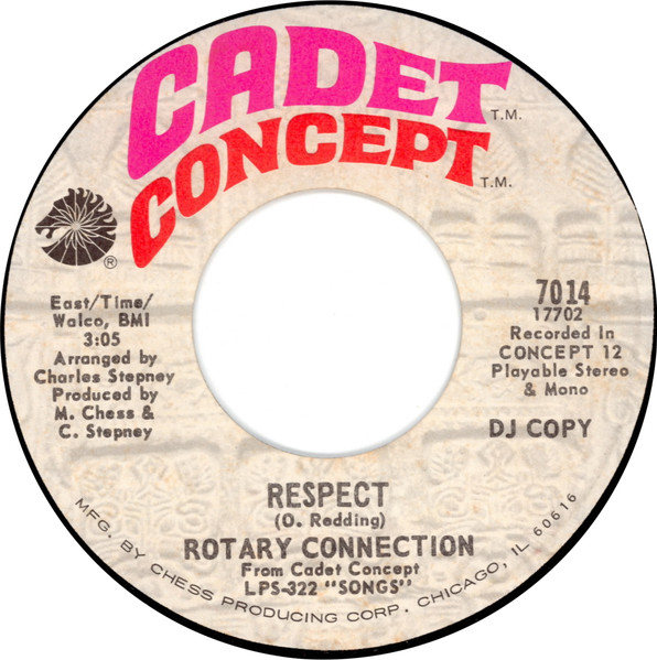 Rotary Connection – Respect / The Weight (1969, Vinyl) - Discogs