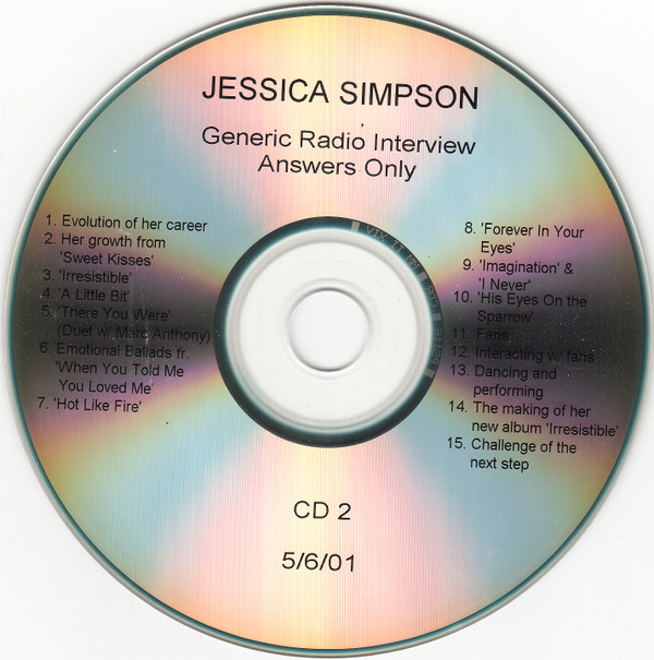 descargar álbum Jessica Simpson - Generic Radio Interview