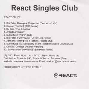 React Singles Club (2001, CDr) - Discogs