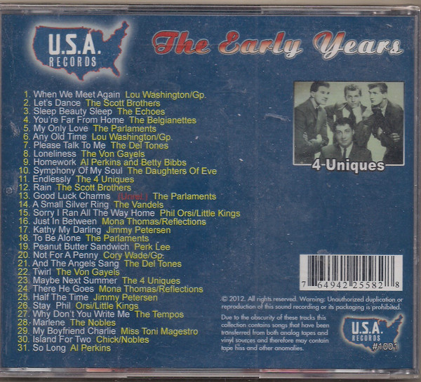 baixar álbum Various - USA Records The Early Years