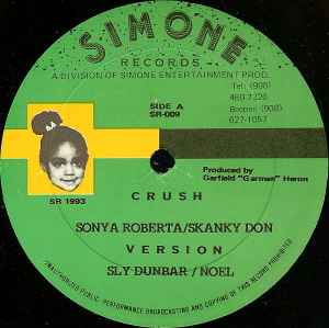 Sonya Roberta - Crush / Gun Fi Bust album cover
