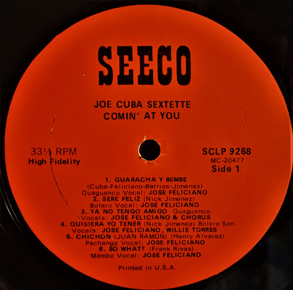 ladda ner album Joe Cuba Sextet - Comin At You