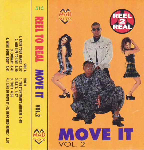 Reel 2 Real – Move It Vol.2 (1994, Cassette) - Discogs