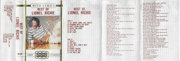 last ned album Lionel Richie - Best Of Lionel Richie