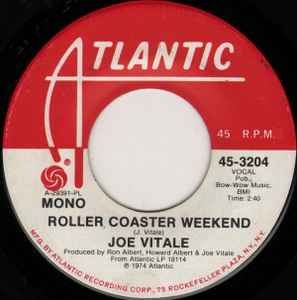 Joe Vitale Roller Coaster Weekend 1974 PL Plastic Products