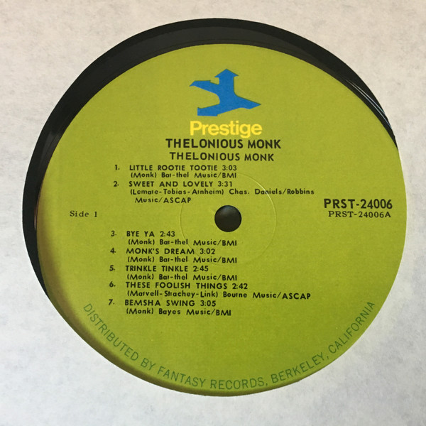 Thelonious Monk - Thelonious Monk | Releases | Discogs