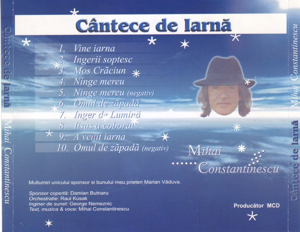 Album herunterladen Mihai Constantinescu - Cântece De Iarnă