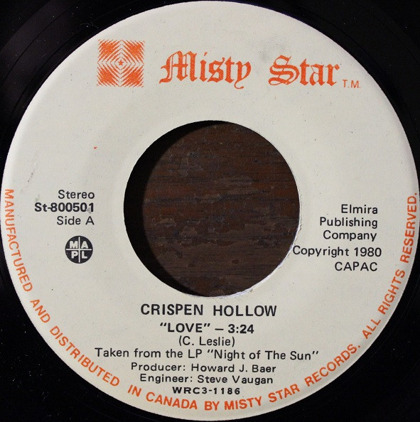 descargar álbum Crispen Hollow - Love