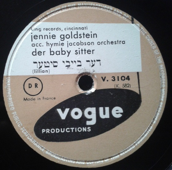 ladda ner album Annie Lubin Jennie Goldstein - Zetz Der Baby Sitter