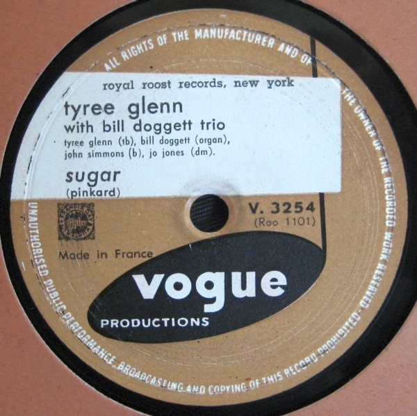 descargar álbum Tyree Glenn With Bill Doggett Trio - Wrap Your Trouble In Dreams Sugar
