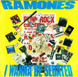 Ramones - I Wanna Be Sedated album cover