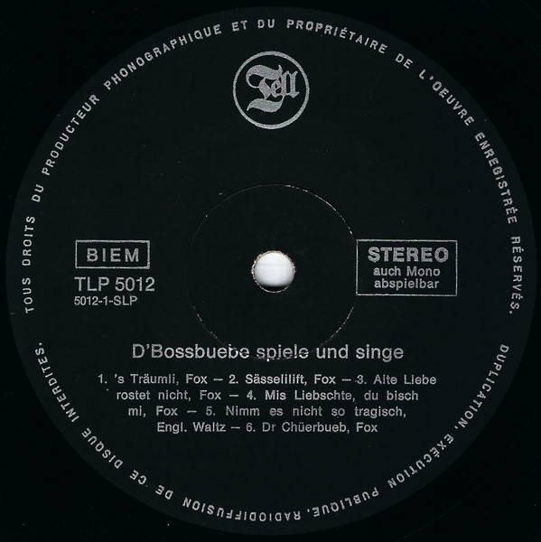 lataa albumi D'Bossbuebe - DBossbuebe Spiele Und Singe