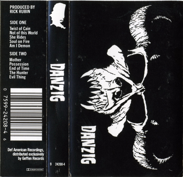 Danzig – Danzig (1988, Dolby, Cassette) - Discogs