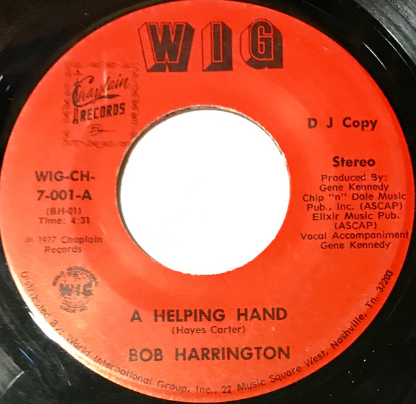 last ned album Bob Harrington - A Helping Hand