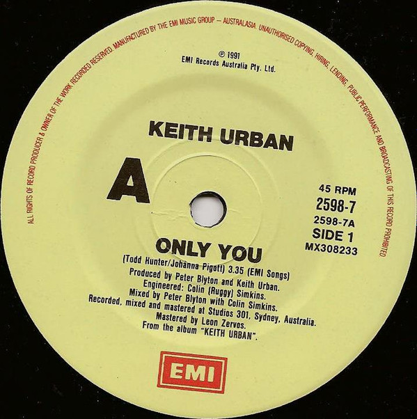 Album herunterladen Keith Urban - Only You