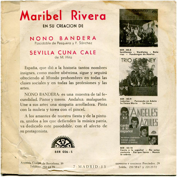 descargar álbum Maribel Rivera - Maribel Rivera Le Canta A Nono Bandera