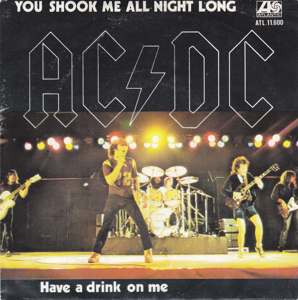 shortness of breath verb Postscript AC/DC – You Shook Me All Night Long / Have A Drink On Me (1980, Credits all  around labels, Vinyl) - Discogs