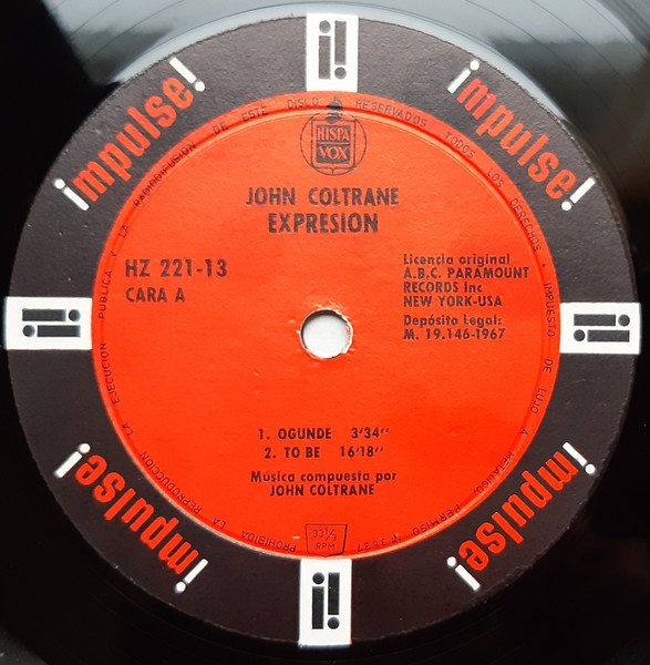 John Coltrane - Expression | Releases | Discogs