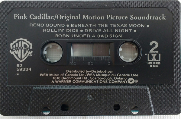 ladda ner album Various - Pink Cadillac Original Motion Picture Soundtrack