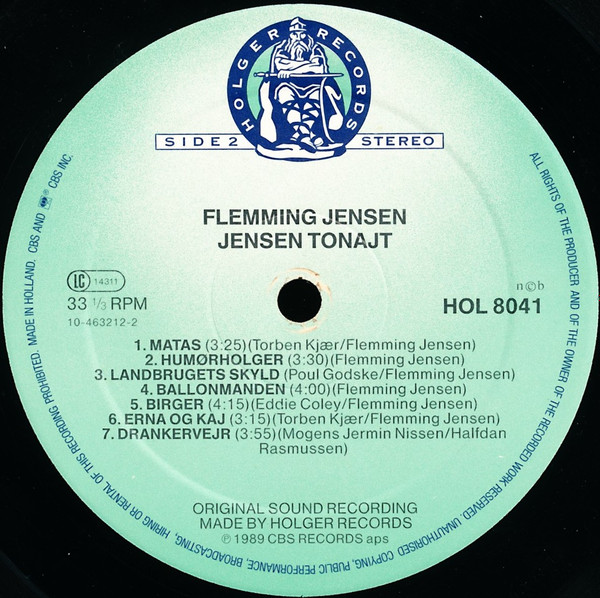 descargar álbum Flemming Jensen - Jensen Tonajt