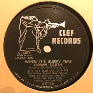 The Roy Eldridge Quintet - When It's Sleepy Time Down South / Echoes Of Harlem album cover