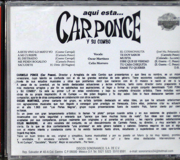 last ned album Carponce Y Su Combo - Aqui Esta