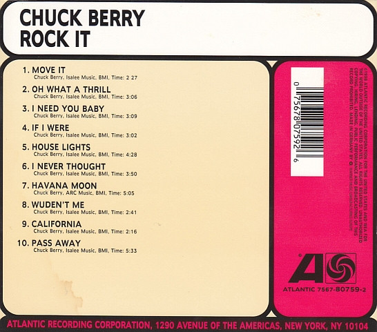 last ned album Chuck Berry - Rockit