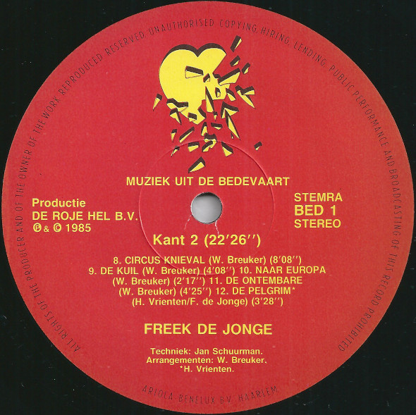 baixar álbum Freek de Jonge - De Bedevaart De Muziek