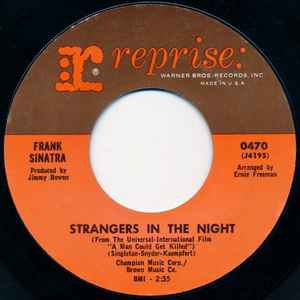 Frank Sinatra - Strangers In The Night / Oh, You Crazy Moon album cover