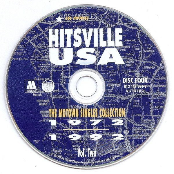 Hitsville USA • The Motown Singles Collection Volume Two 1972-1992 