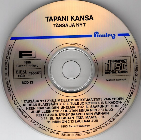 descargar álbum Tapani Kansa - Tässä Ja Nyt