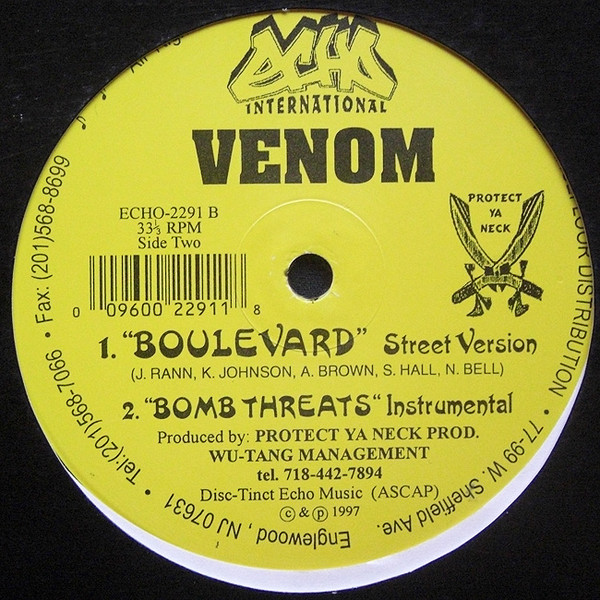 descargar álbum Venom - Bomb Threats The Boulevard