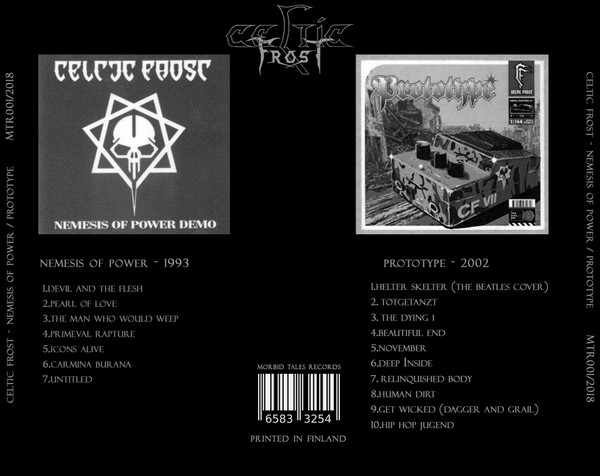 baixar álbum Celtic Frost - Nemesis Of Power Prototype