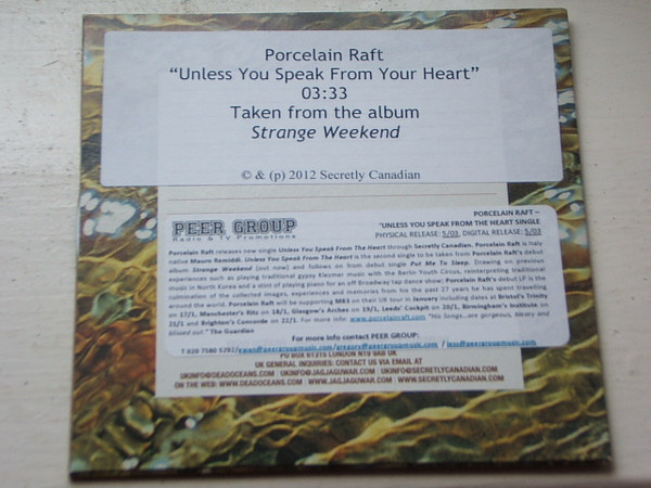 télécharger l'album Download Porcelain Raft - Unless You Speak From Your Heart album