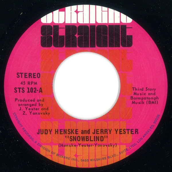 ladda ner album Judy Henske & Jerry Yester - Snowblind Horses On A Stick